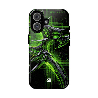 Cyber Sigil Grid · Tough 2.0 Magnetic Phone Case for iPhone · Green
