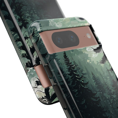 Misty Pine Shadow · Tough Phone Case for Google Pixel