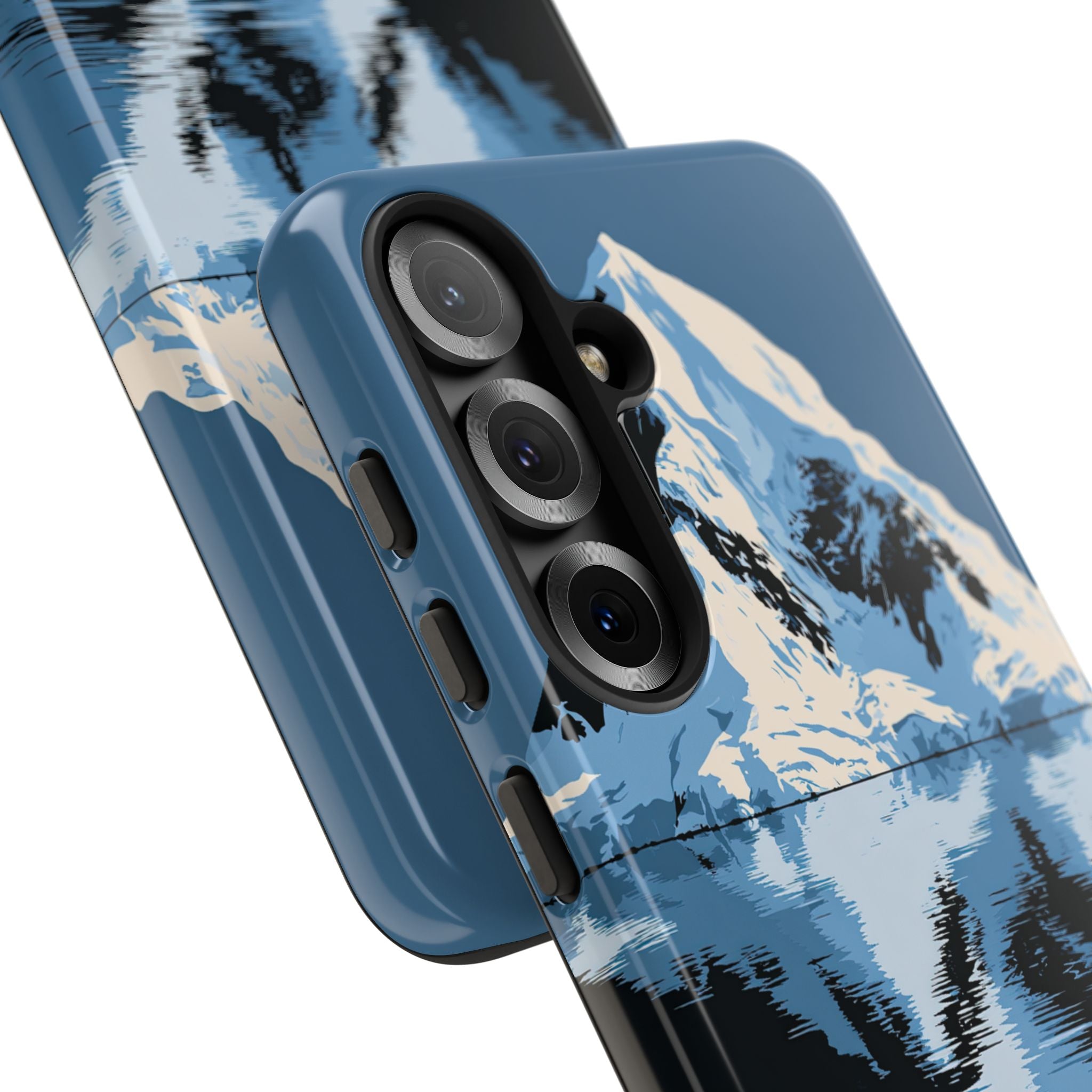 Blue Tough Phone Case for Samsung - Arctic Summit Mirror
