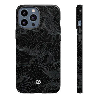 Obsidian Ridge · Tough Phone Case for iPhone · Black