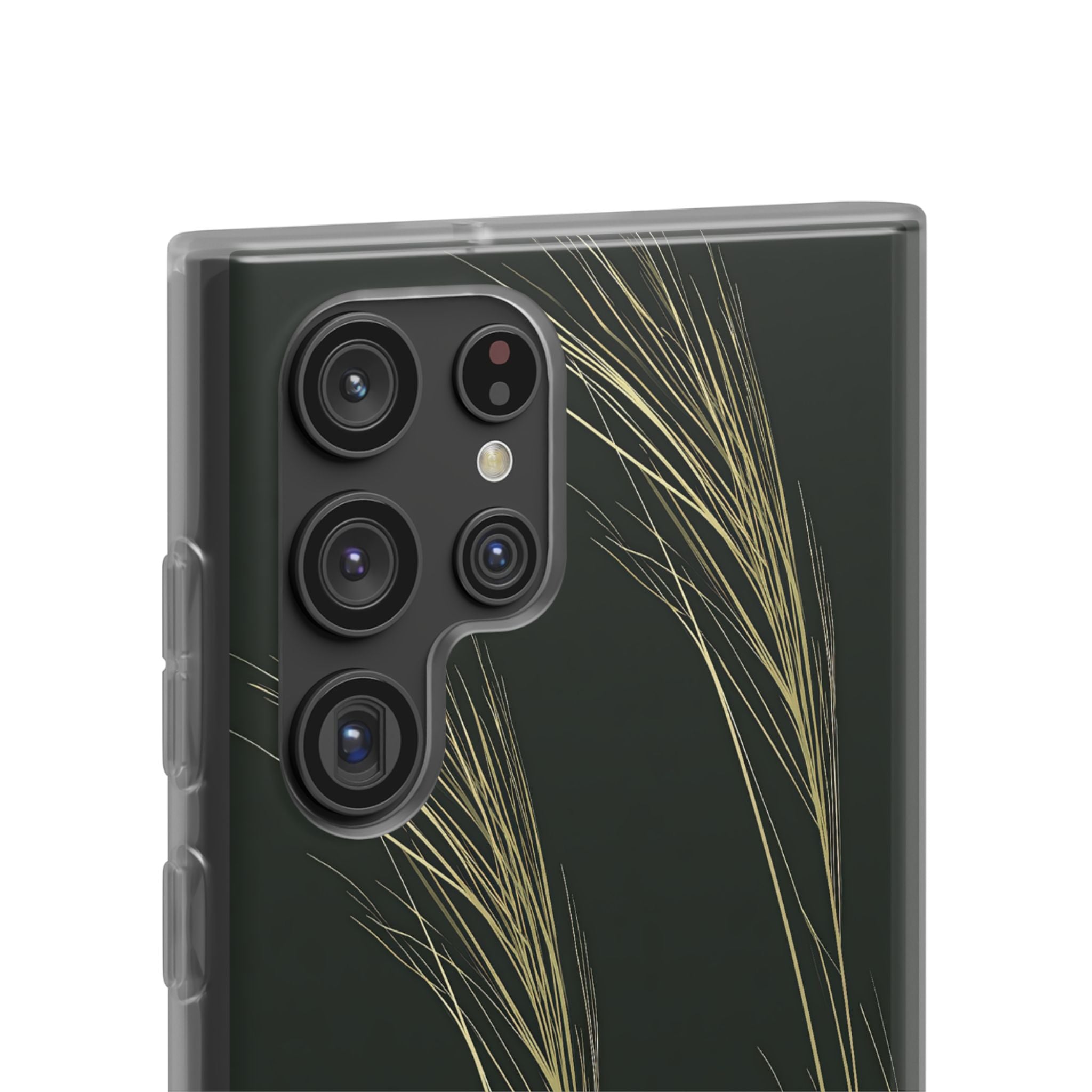 Green Lite Phone Case for Samsung - Midnight Gilded Grass