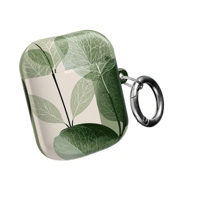 Layered Eucalyptus Study · Hard Case for AirPods & AirPods Pro · Green
