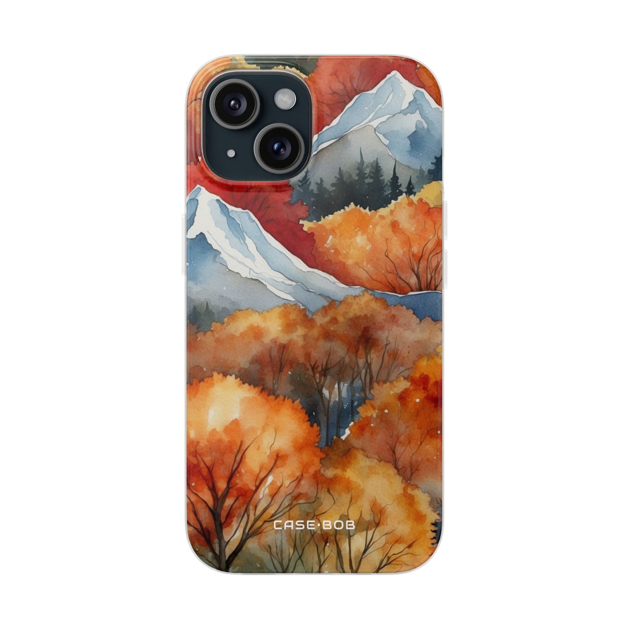 Snowcap Radiance iPhone 15 Case - Soft