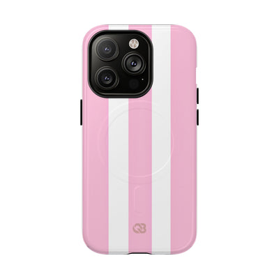 Soft Pink Stripe · Tough+ Magsafe