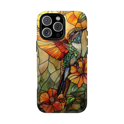 Amber Glass Hummingbird · Tough Phone Case for iPhone