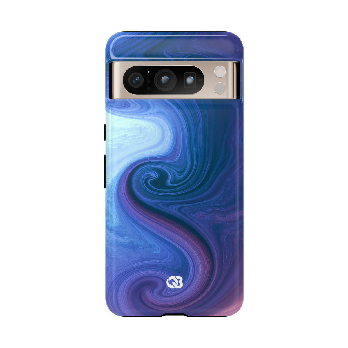 Azure Fluid Swirl · Tough Phone Case for Pixel ·  Blue