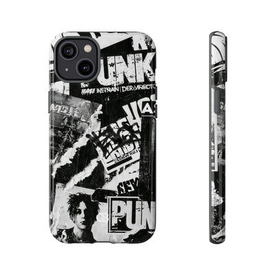 Underground Punk Collage · Tough Phone Case for iPhone · Black