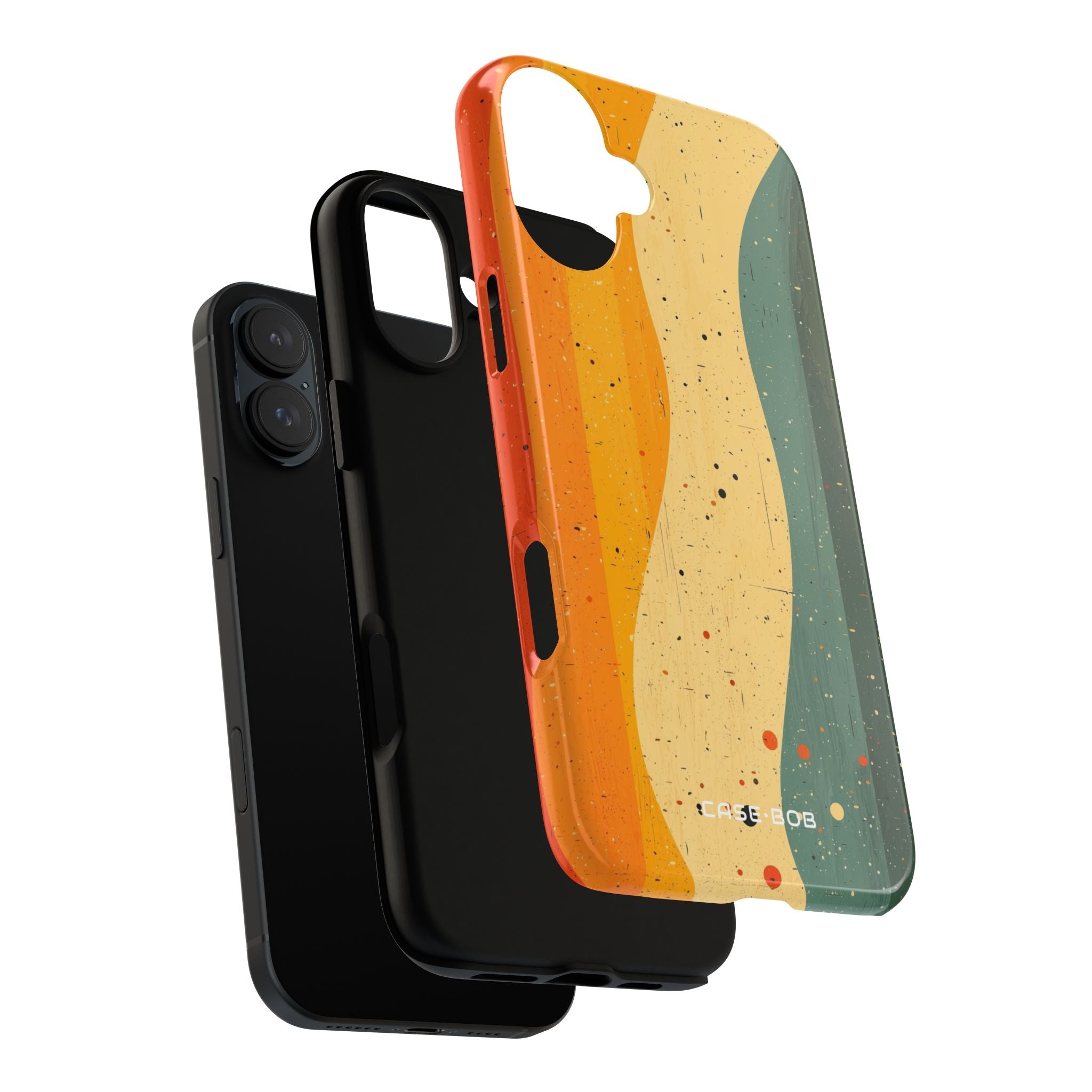 Wavy Spectrum iPhone 16 Plus Case - Tough