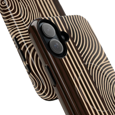 Brown Tough 2.0 Magsafe Phone Case for iPhone - Espresso Sand Ridge