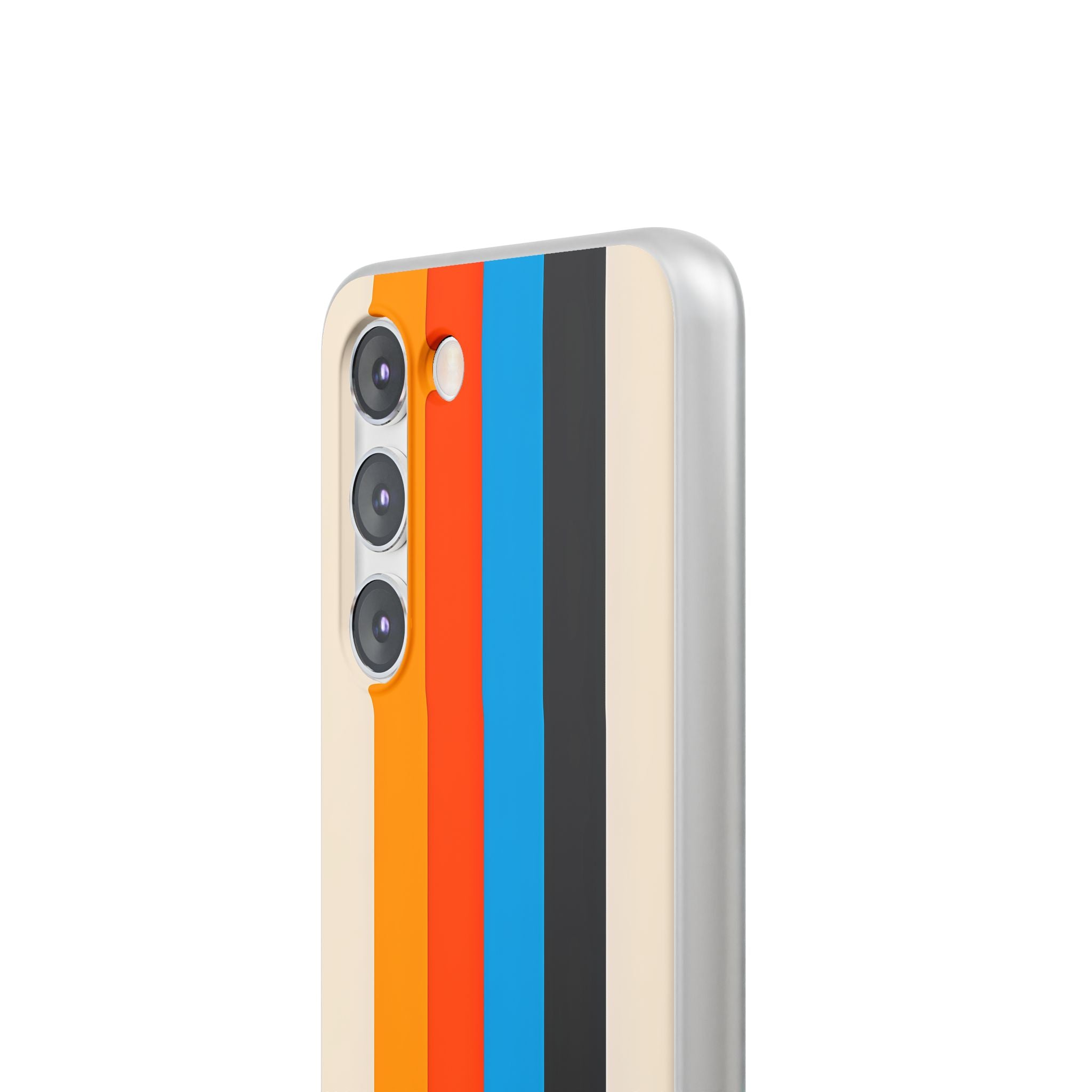 Retro Racing Stripes · Soft Handyhülle für Samsung