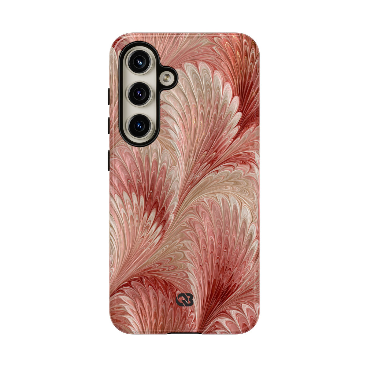 Blush Petal Plume · Tough Phone Case for Samsung · Pink