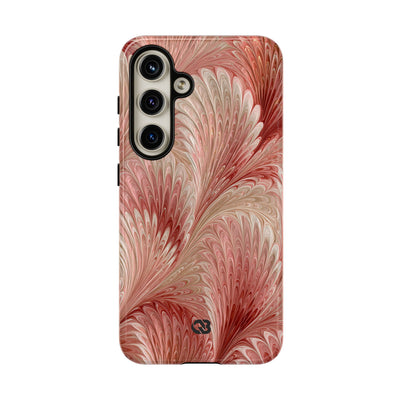 Blush Petal Plume · Tough Phone Case for Samsung · Pink