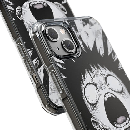 Screaming Stripes iPhone 14 Plus Case - Impact