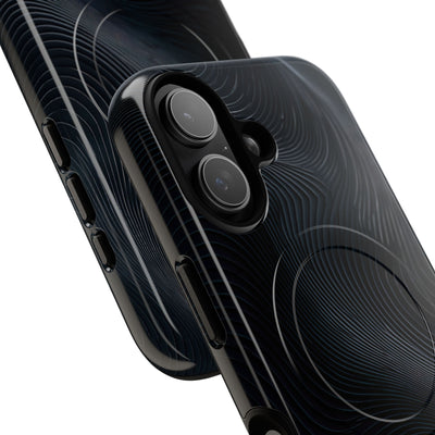 Black Tough 2.0 Magsafe Phone Case for iPhone - Obsidian Ridge Flux