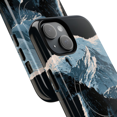 Nordic Arctic Bear · Tough 2.0 Magnetic Phone Case for iPhone · Black