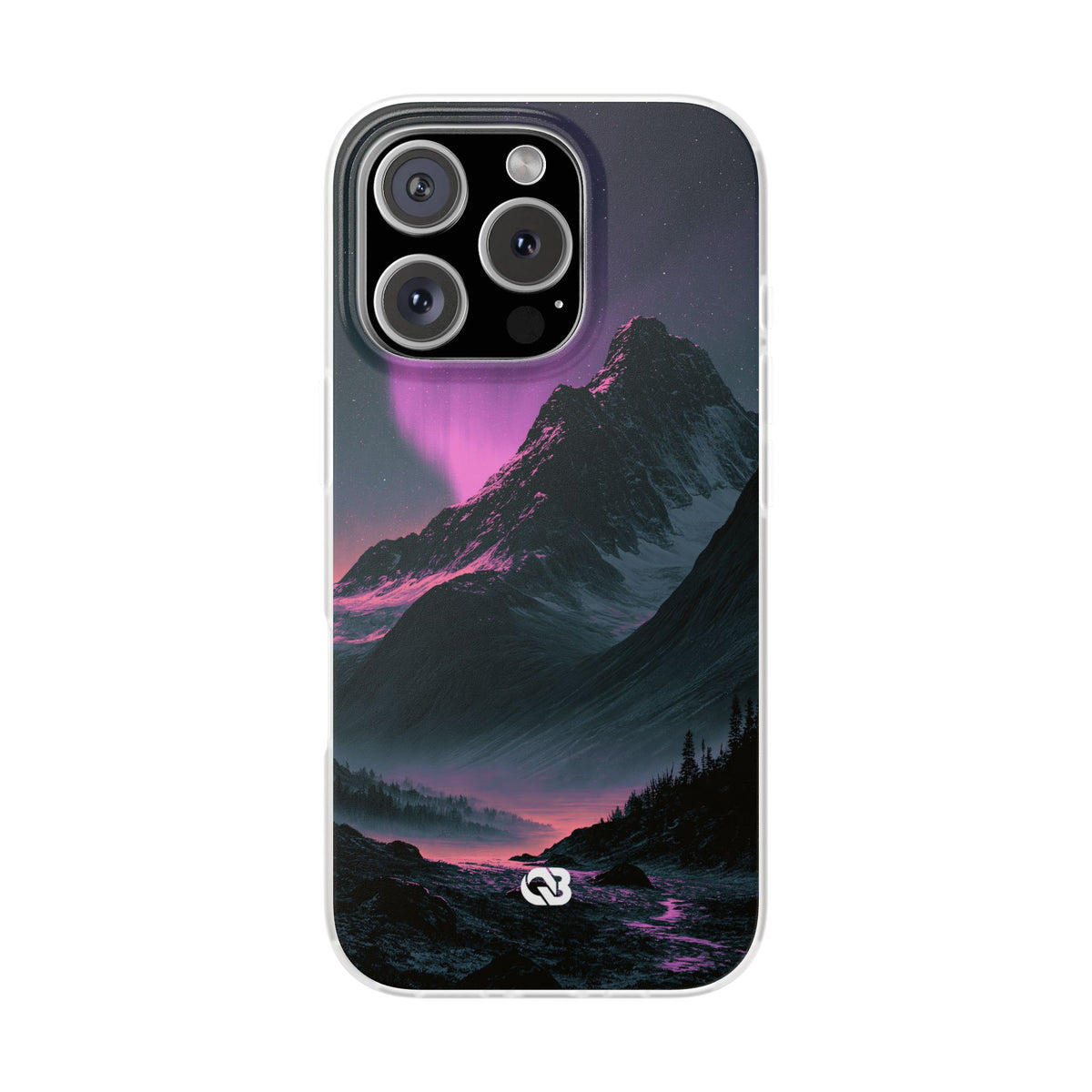 Arctic Aurora Summit · Lite Phone Case for iPhone ·  Black