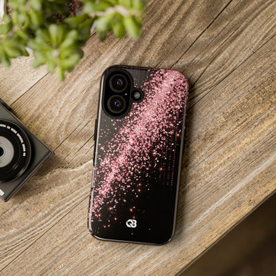 Rose Digital Cascade · Tough Phone Case for iPhone · Pink