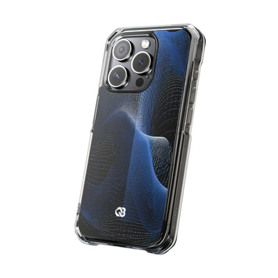 Blue Impact MagSafe Phone Case for iPhone - Electric Blue Flux