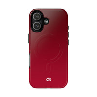 Red Tough 2.0 Magsafe Phone Case for iPhone - Crimson Velvet Fade