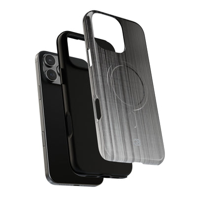 Grey Tough 2.0 Magsafe Phone Case for iPhone - Static Vertical Dither