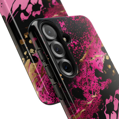 Magenta Liquid Gold · Tough Fundas para teléfono para Samsung