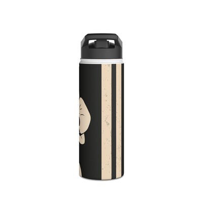 Nocturne Orchid · Insulated Water Bottle · Black