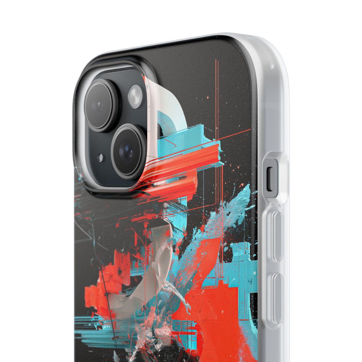 Fragmented Cyber Core · Lite Phone Case for iPhone ·  Black