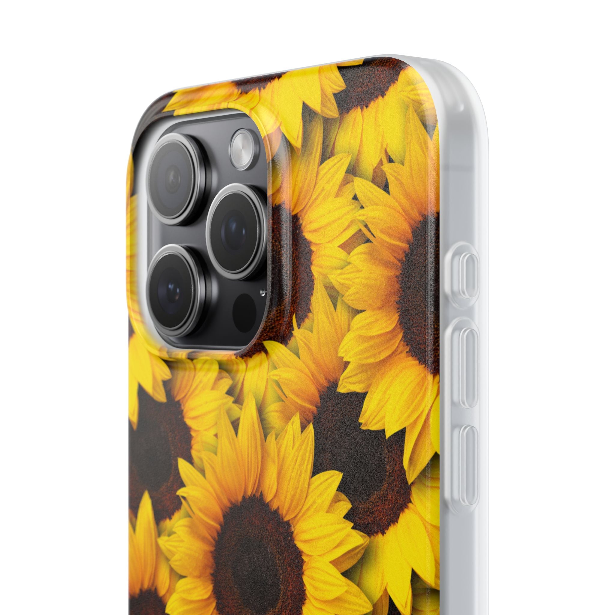 Sonnenblumen-Glühen iPhone 15 Pro Max Case - Soft