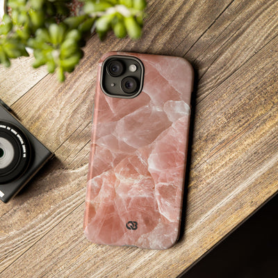 Rose Quartz Facet · Tough Phone Case for iPhone · Pink