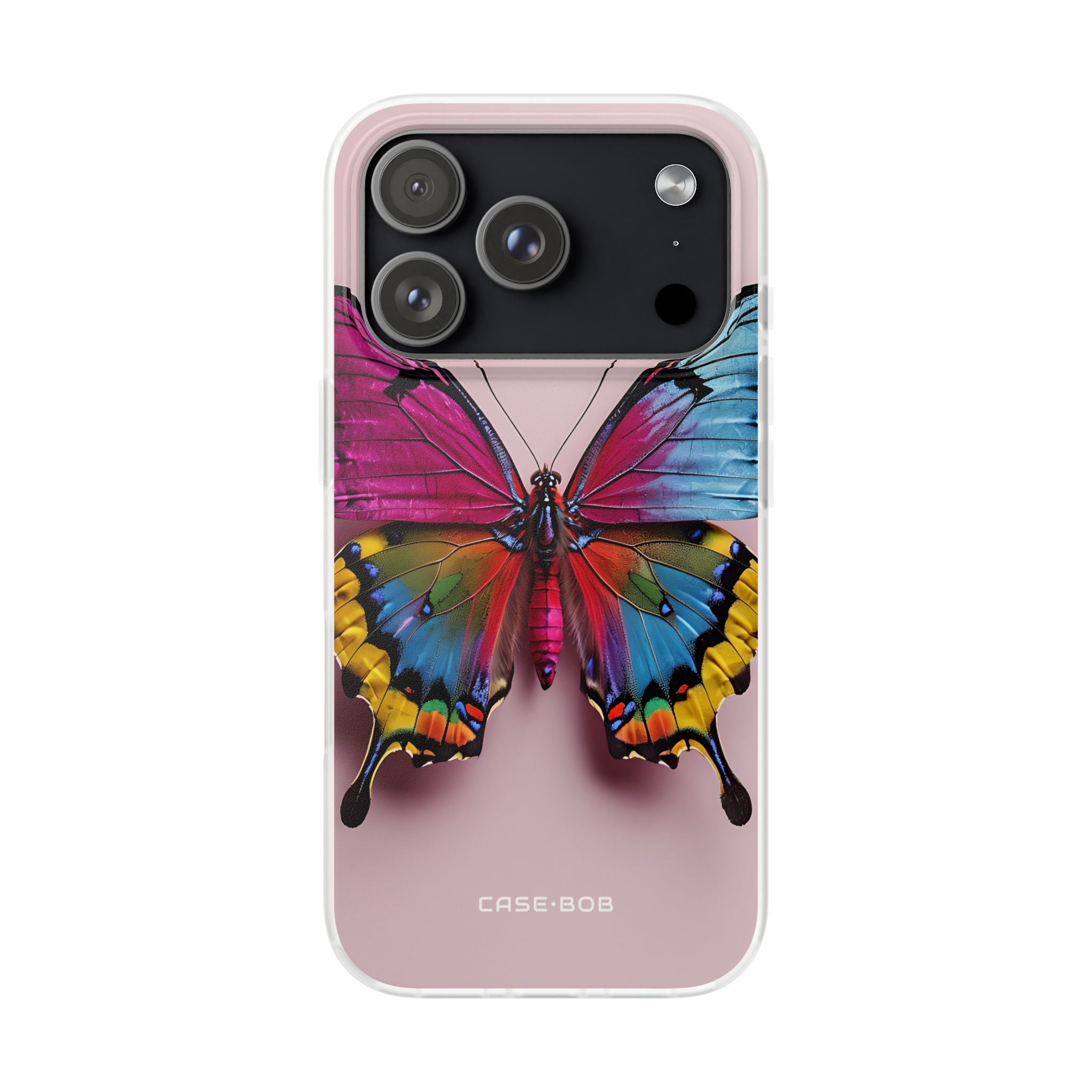 Vivid Butterfly iPhone 17 Pro Case - Soft - CASE•BOB