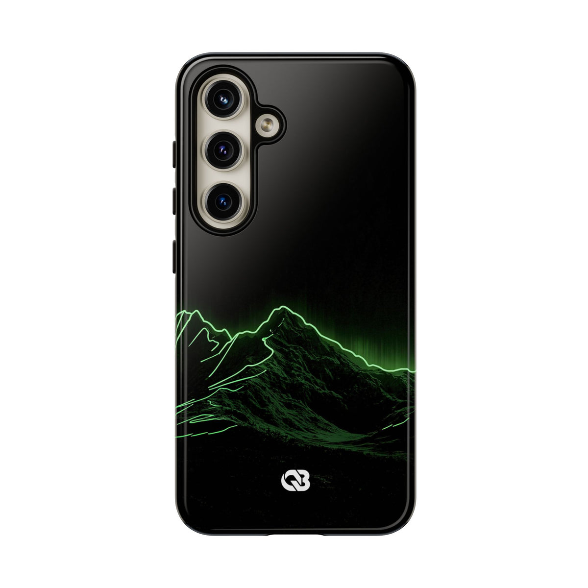 Nordic Mountain Contour · Tough Phone Case for Samsung · Black