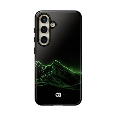Nordic Mountain Contour · Tough Phone Case for Samsung · Black