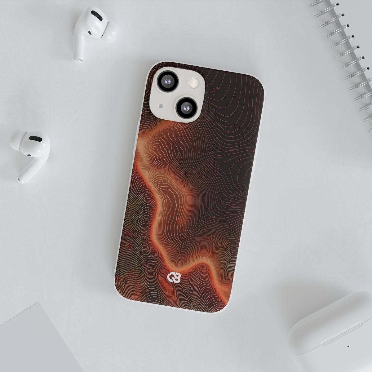 Caldera Ridge · Lite Phone Case for iPhone ·  Orange