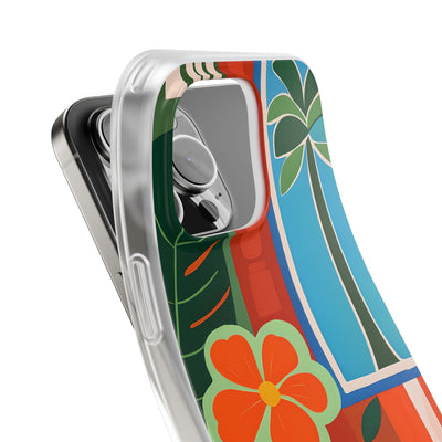 Vivid Jungle Collage · Soft Case dla iPhone