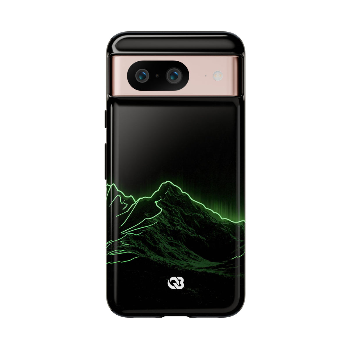 Nordic Mountain Contour · Tough Phone Case for Pixel ·  Black