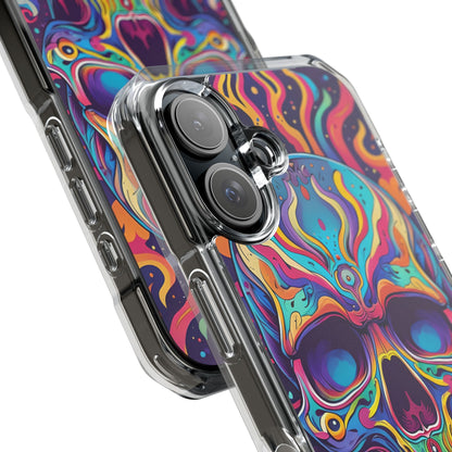 Flaming Skull iPhone 16 Case - Impact