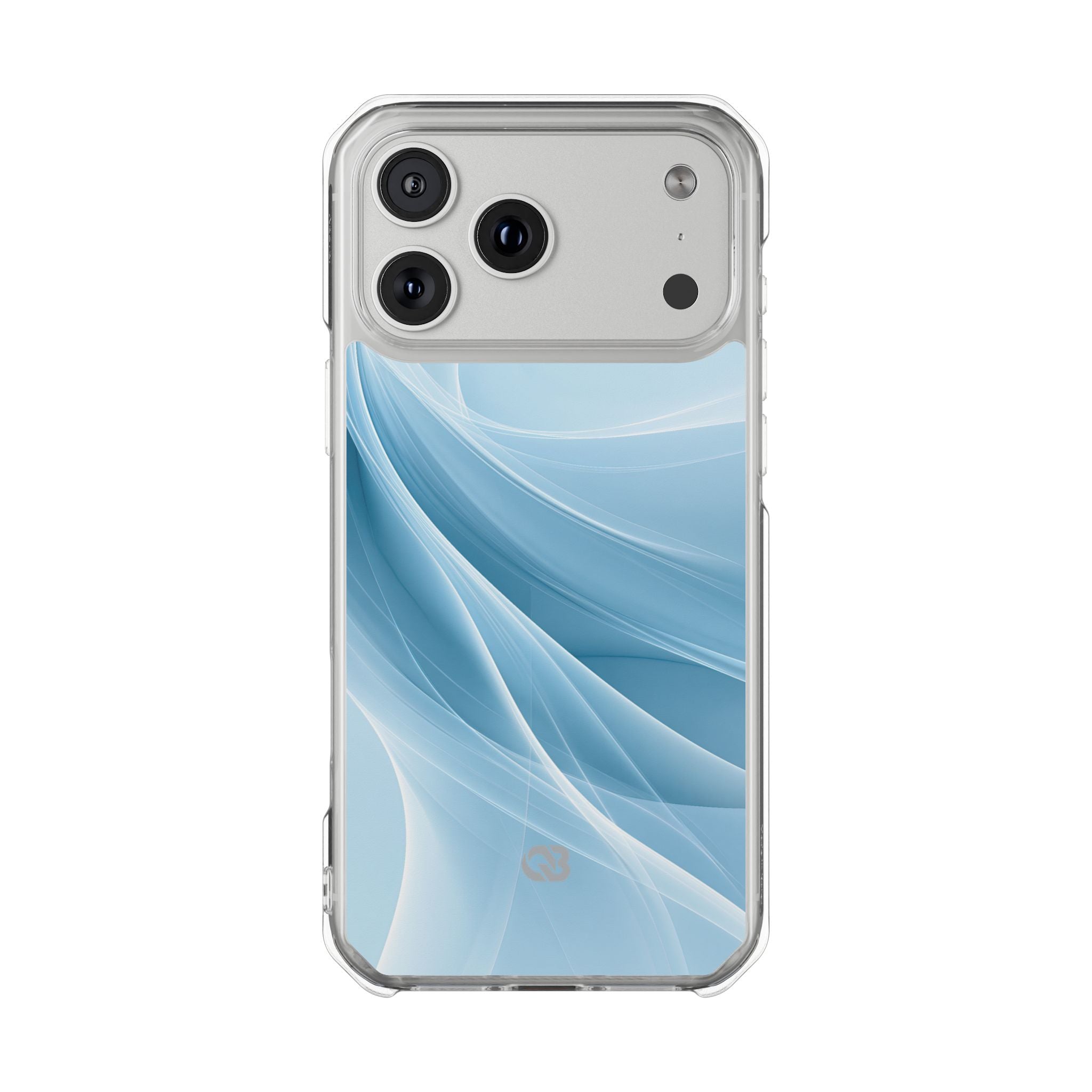 Blue Impact MagSafe Phone Case for iPhone - Arctic Silk Drift