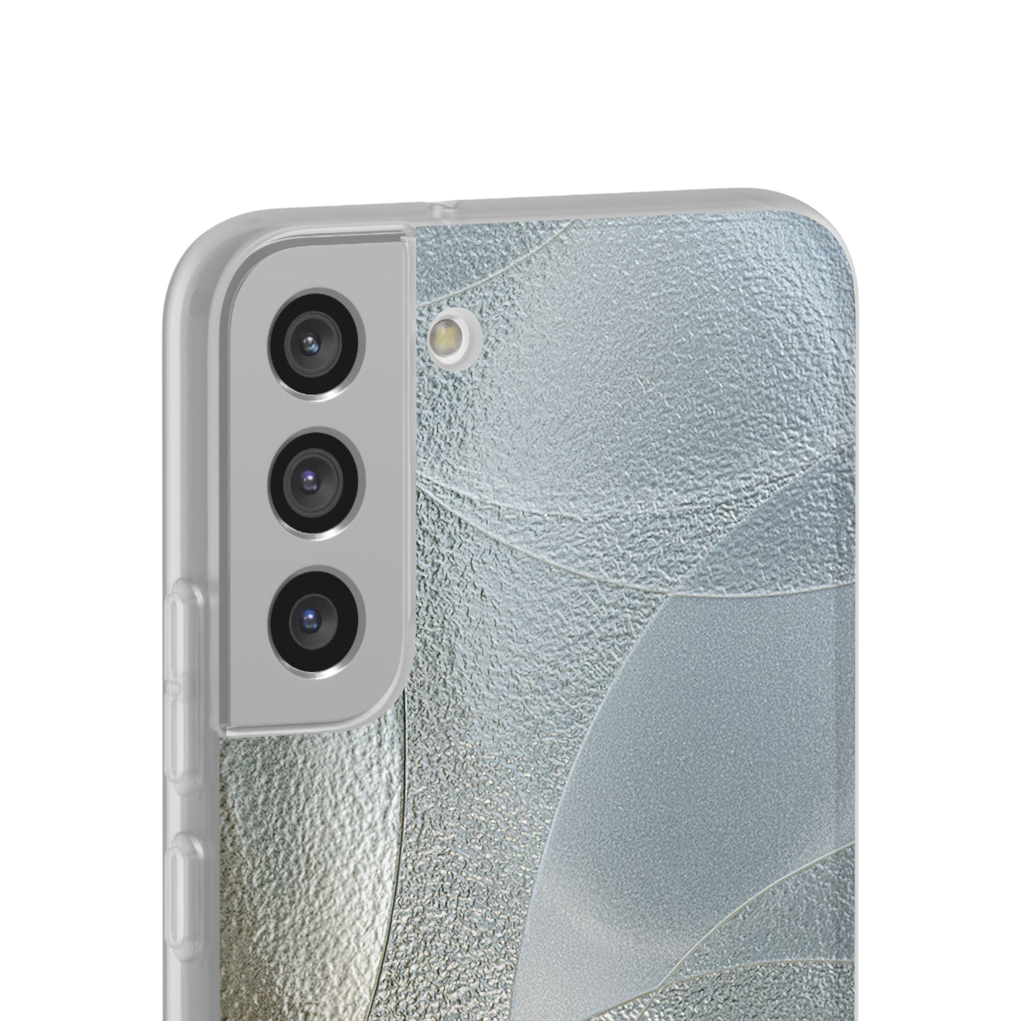 Silver Lite Phone Case for Samsung - Frosted Silver Mosaic