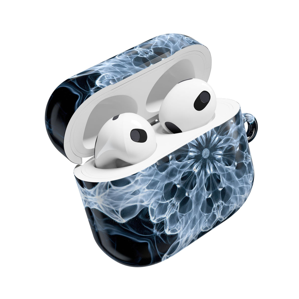 Orbital Radial Nebula · Hard Case for AirPods & AirPods Pro · Black