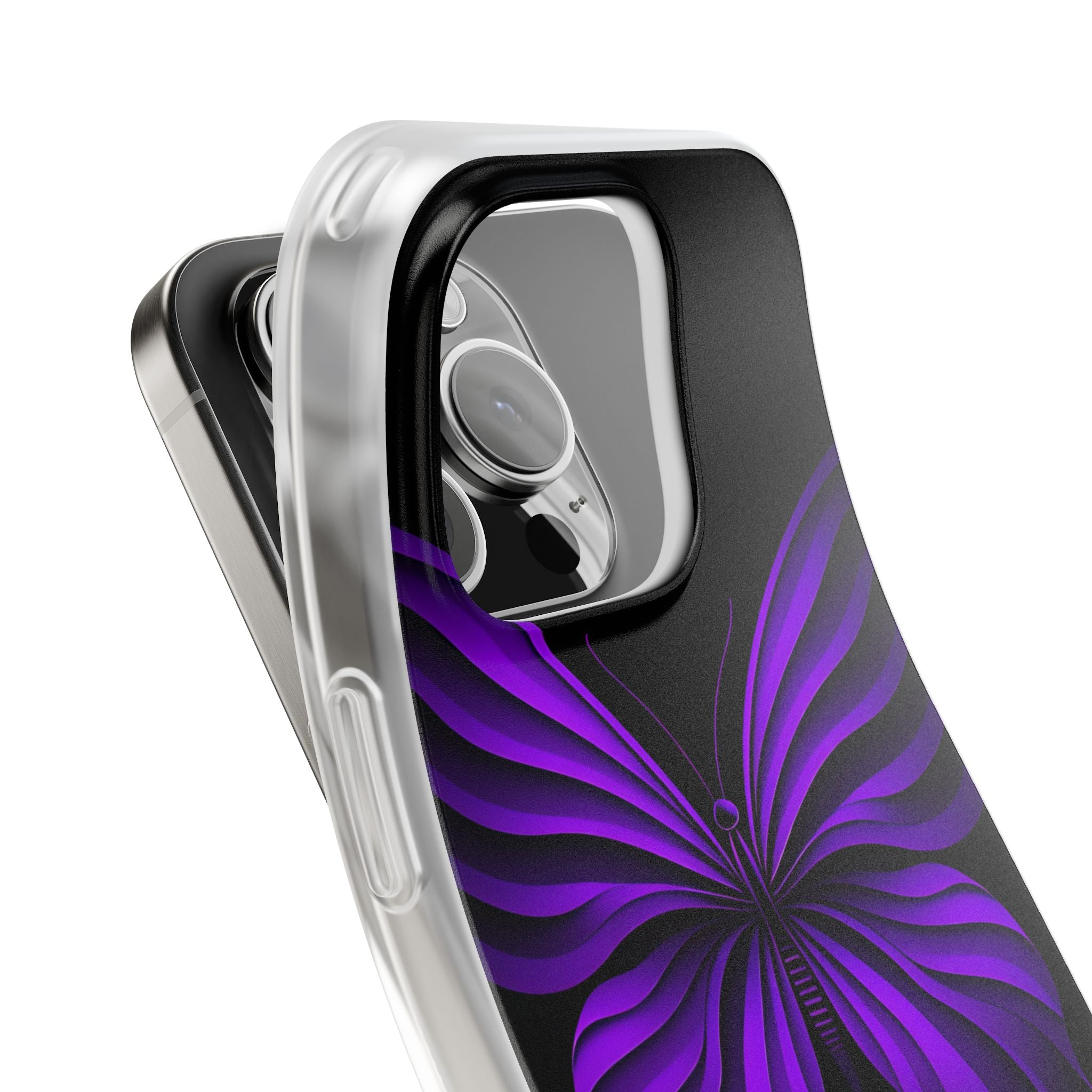 Violet Monarch iPhone 16 Pro Case - Soft