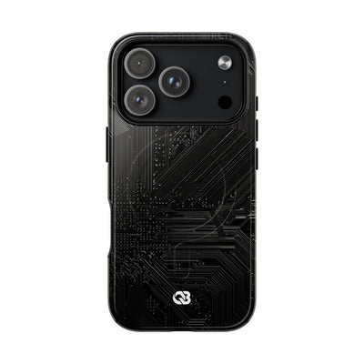 Obsidian Circuitry · Tough 2.0 Magnetic Phone Case for iPhone · Black