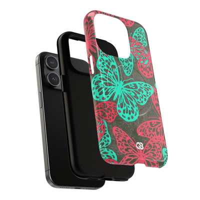 Electric Papillon · Tough 2.0 Magnetic Phone Case for iPhone · Pink