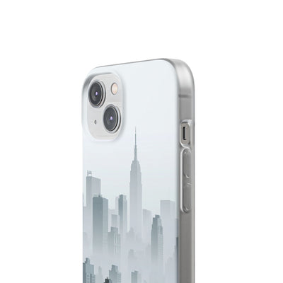 Grey Lite Phone Case for iPhone - Steel Mist Skyline