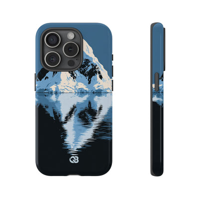 Blue Tough Phone Case for iPhone - Arctic Summit Mirror