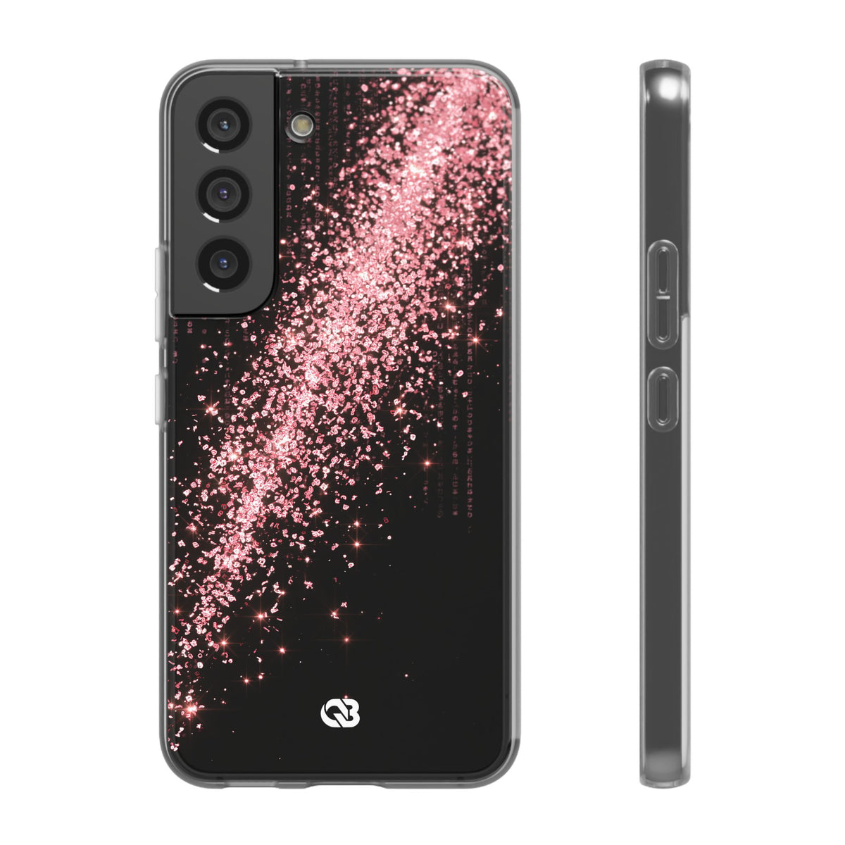 Rose Digital Cascade · Lite Phone Case for Samsung · Pink