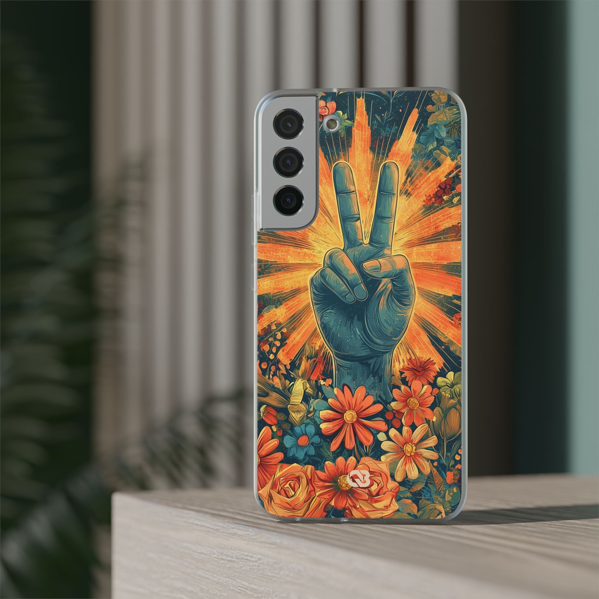 Radiant Peace Bloom · Soft Phone Case for Samsung