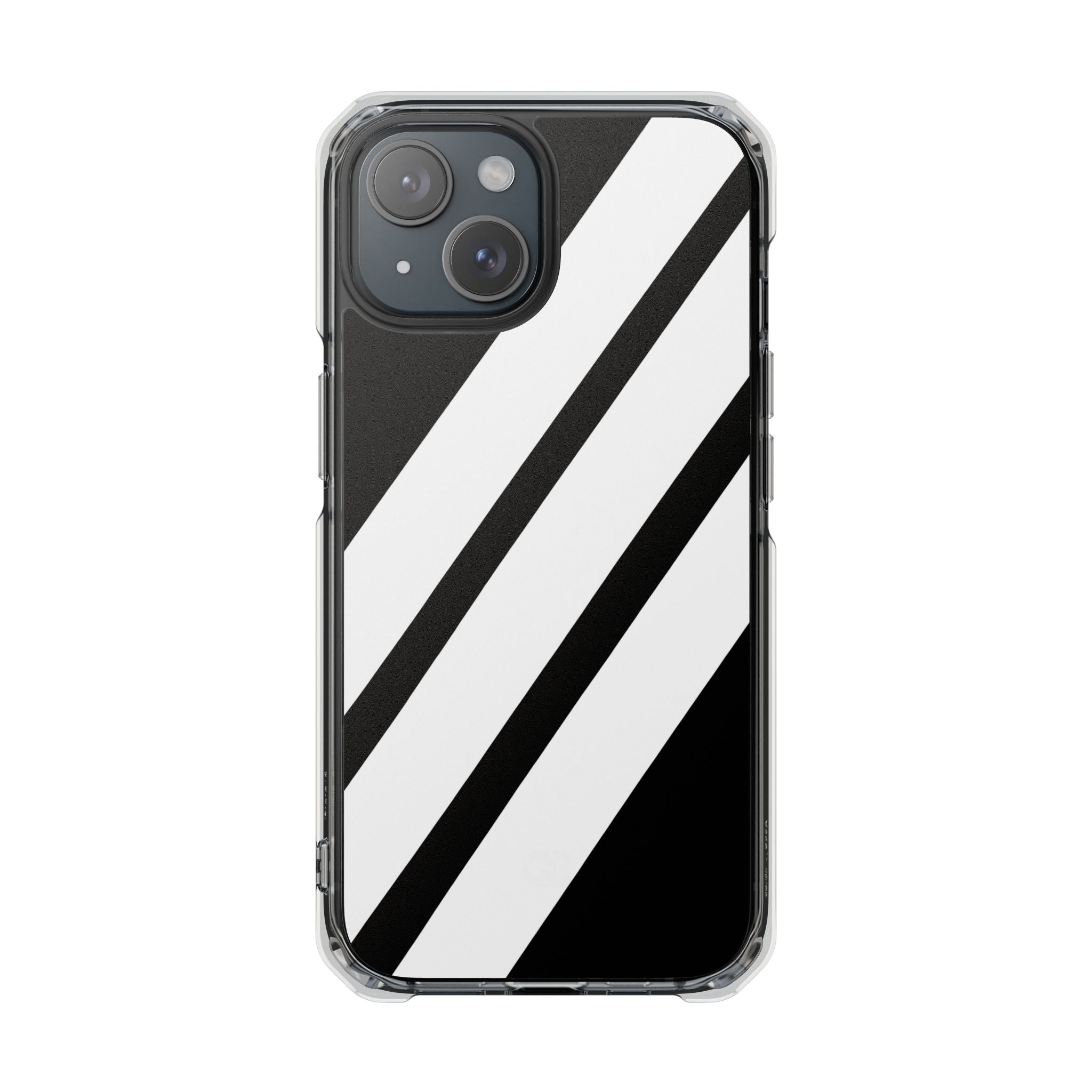 Obsidian White Bars · Impact Handyhülle für iPhone · Magsafe