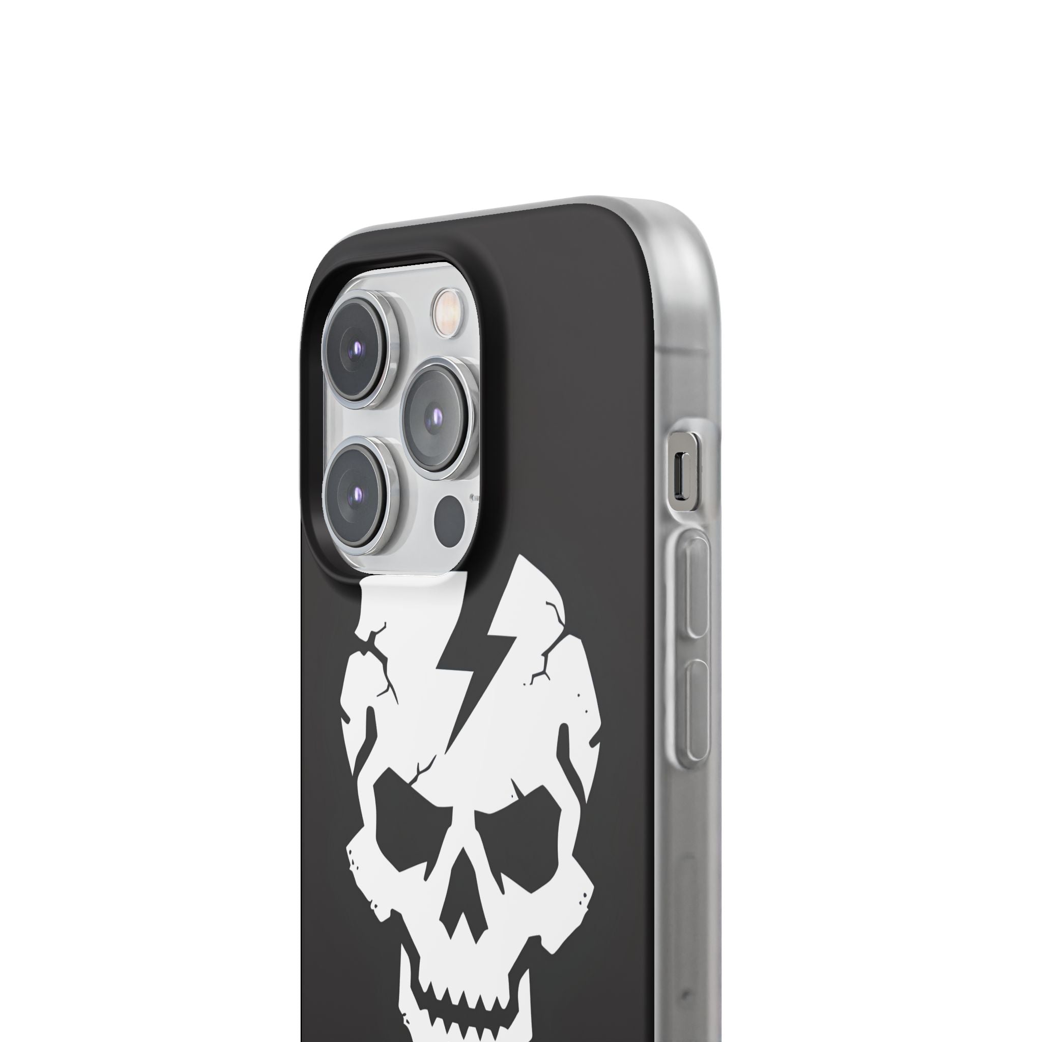 Lightning Skull iPhone 14 Pro Case - Soft