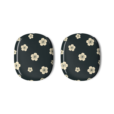 Midnight Sakura Bloom · Hard Case for AirPods Max · Black