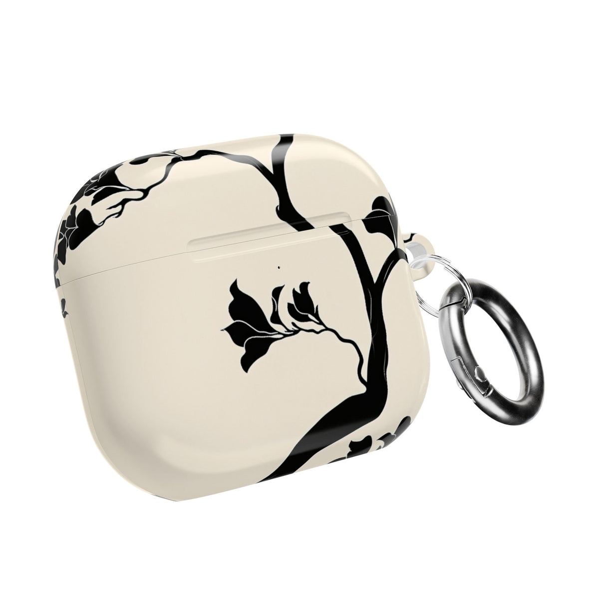 Ebony Magnolia · Hard Case for AirPods & AirPods Pro · Beige